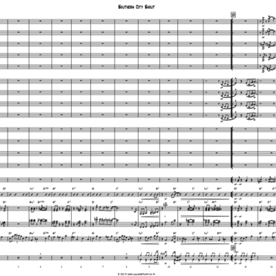Southern City Shout - Big Band (Intermediate)